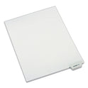 Avery-Style Preprinted Legal Bottom Tab Dividers, 26-Tab, Exhibit O, 11 x 8.5, White, 25/Pack (12388)