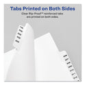 Avery-Style Preprinted Legal Bottom Tab Divider, 26-Tab, Exhibit G, 11 x 8.5, White, 25/PK (11946)