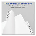 Avery-Style Preprinted Legal Side Tab Divider, 26-Tab, Exhibit B, 11 x 8.5, White, 25/Pack, (1372) (01372)