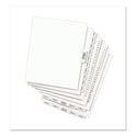 Avery-Style Preprinted Legal Bottom Tab Divider, 26-Tab, Exhibit A, 11 x 8.5, White, 25/PK (11940)