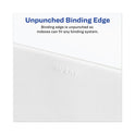 Avery-Style Preprinted Legal Side Tab Divider, 26-Tab, Exhibit E, 11 x 8.5, White, 25/Pack, (1375) (01375)