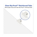 Avery-Style Preprinted Legal Bottom Tab Dividers, 26-Tab, Exhibit P, 11 x 8.5, White, 25/Pack (12389)