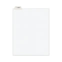 Avery-Style Preprinted Legal Bottom Tab Divider, 26-Tab, Exhibit J, 11 x 8.5, White, 25/PK (11949)