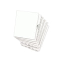 Avery-Style Preprinted Legal Bottom Tab Divider, 26-Tab, Exhibit F, 11 x 8.5, White, 25/PK (11945)