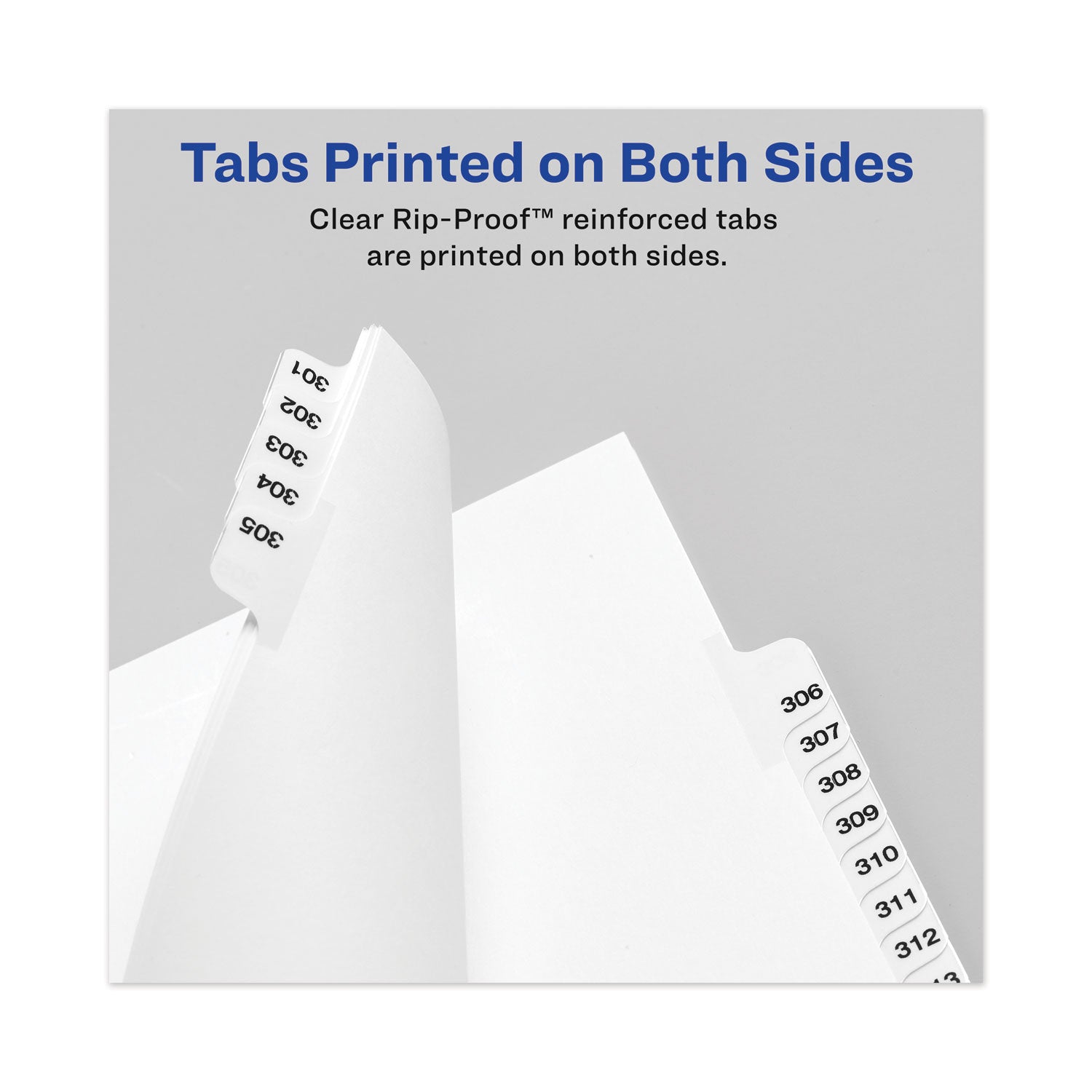 Avery-Style Preprinted Legal Bottom Tab Divider, 26-Tab, Exhibit D, 11 x 8.5, White, 25/PK (11943)