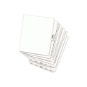 Avery-Style Preprinted Legal Bottom Tab Divider, 26-Tab, Exhibit D, 11 x 8.5, White, 25/PK (11943)