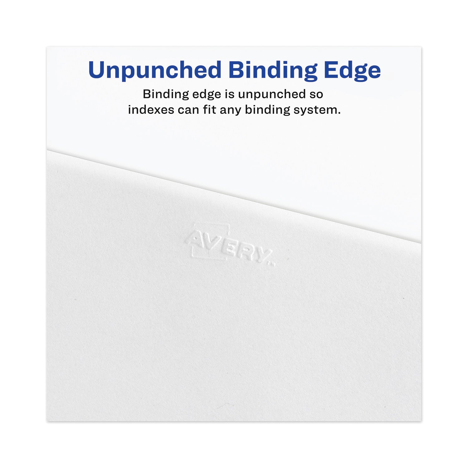 Avery-Style Preprinted Legal Bottom Tab Divider, 26-Tab, Exhibit A, 11 x 8.5, White, 25/PK (11940)