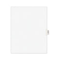 Avery-Style Preprinted Legal Side Tab Divider, 26-Tab, Exhibit F, 11 x 8.5, White, 25/Pack, (1376) (01376)