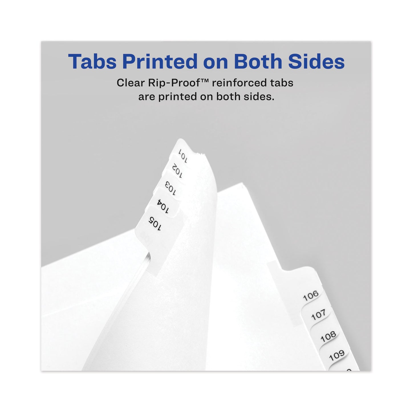 Avery-Style Preprinted Legal Bottom Tab Divider, 26-Tab, Exhibit C, 11 x 8.5, White, 25/PK (11942)