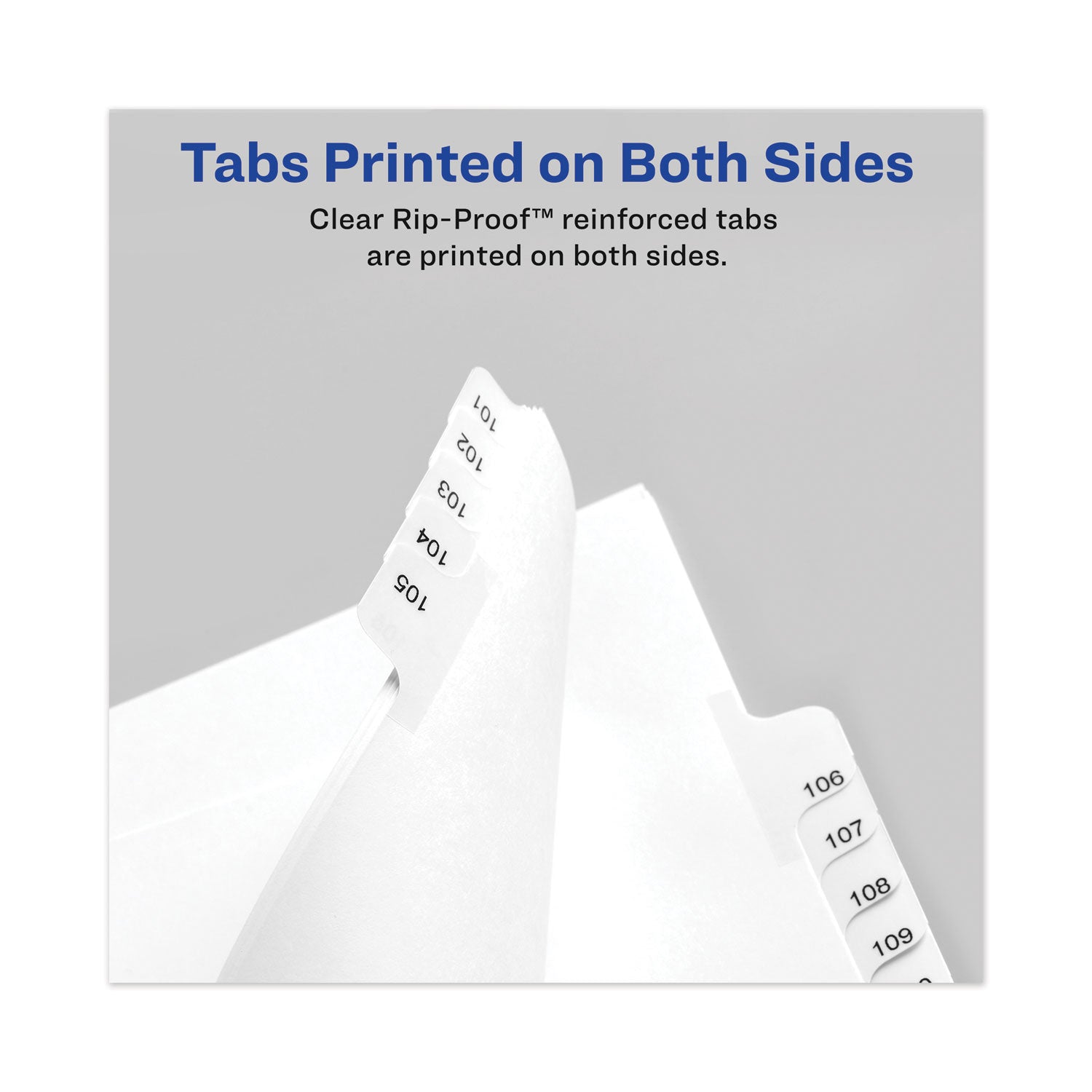 Avery-Style Preprinted Legal Bottom Tab Divider, 26-Tab, Exhibit C, 11 x 8.5, White, 25/PK (11942)