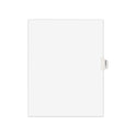 Avery-Style Preprinted Legal Side Tab Divider, 26-Tab, Exhibit E, 11 x 8.5, White, 25/Pack, (1375) (01375)