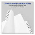 Avery-Style Preprinted Legal Bottom Tab Divider, 26-Tab, Exhibit B, 11 x 8.5, White, 25/PK (11941)