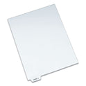 Avery-Style Preprinted Legal Bottom Tab Dividers, 26-Tab, Exhibit U, 11 x 8.5, White, 25/Pack (12394)