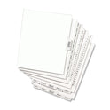 Avery-Style Preprinted Legal Bottom Tab Divider, 26-Tab, Exhibit J, 11 x 8.5, White, 25/PK (11949)