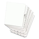 Avery-Style Preprinted Legal Bottom Tab Dividers, 26-Tab, Exhibit T, 11 x 8.5, White, 25/Pack (12393)