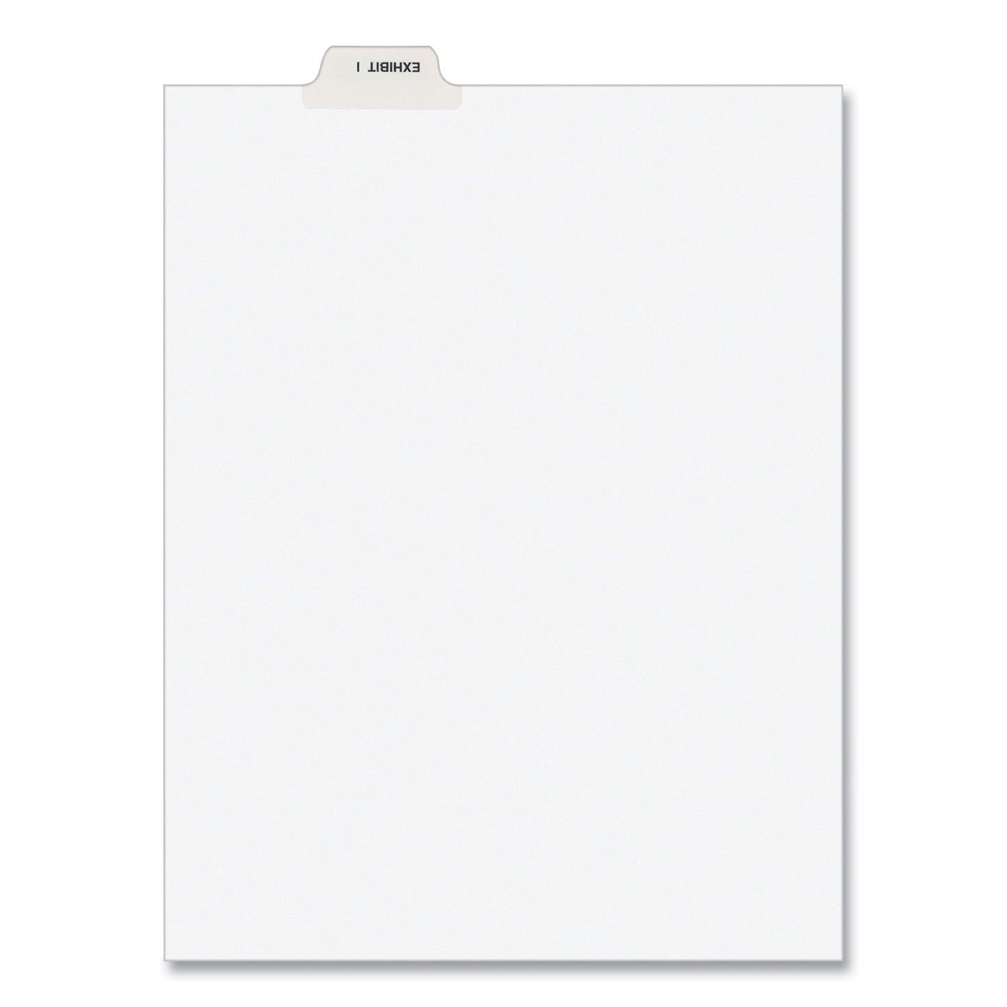 Avery-Style Preprinted Legal Bottom Tab Divider, 26-Tab, Exhibit I, 11 x 8.5, White, 25/PK (11948)