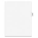 Avery-Style Preprinted Legal Side Tab Divider, 26-Tab, Exhibit D, 11 x 8.5, White, 25/Pack, (1374) (01374)