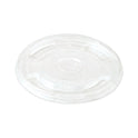 World Centric PLA Clear Cold Cup Lids, Flat Lid, Fits 9 oz to 24 oz Cups, 1,000/Carton (CPLCS12)