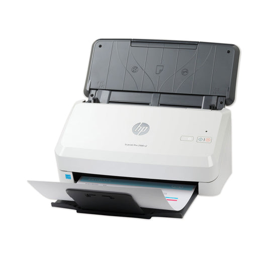 HP ScanJet Pro 2000 s2 Sheet-Feed Scanner, 600 dpi Optical Resolution, 50-Sheet Duplex Auto Document Feeder (6FW06A)