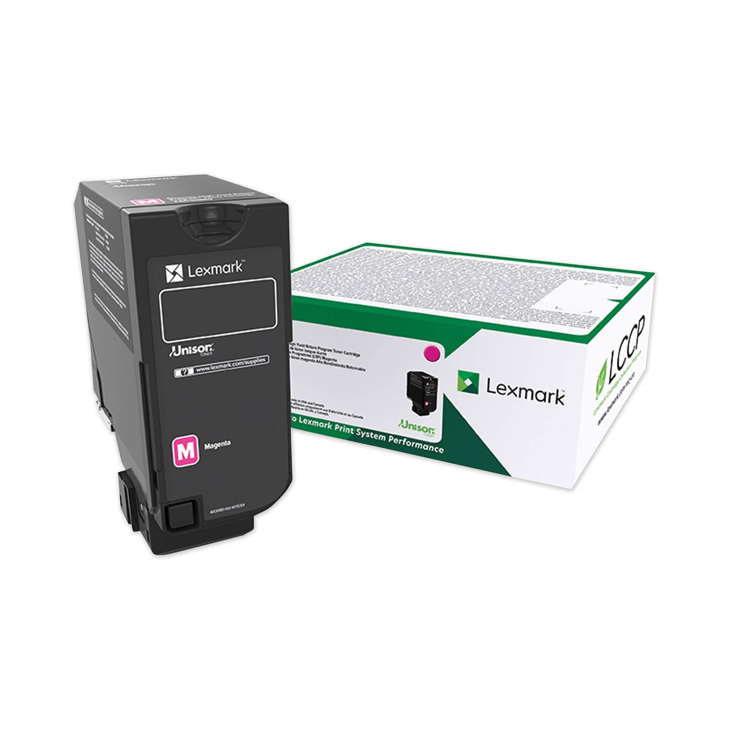 Lexmark 74C00MG Return Program Toner, 3,000 Page-Yield, Magenta