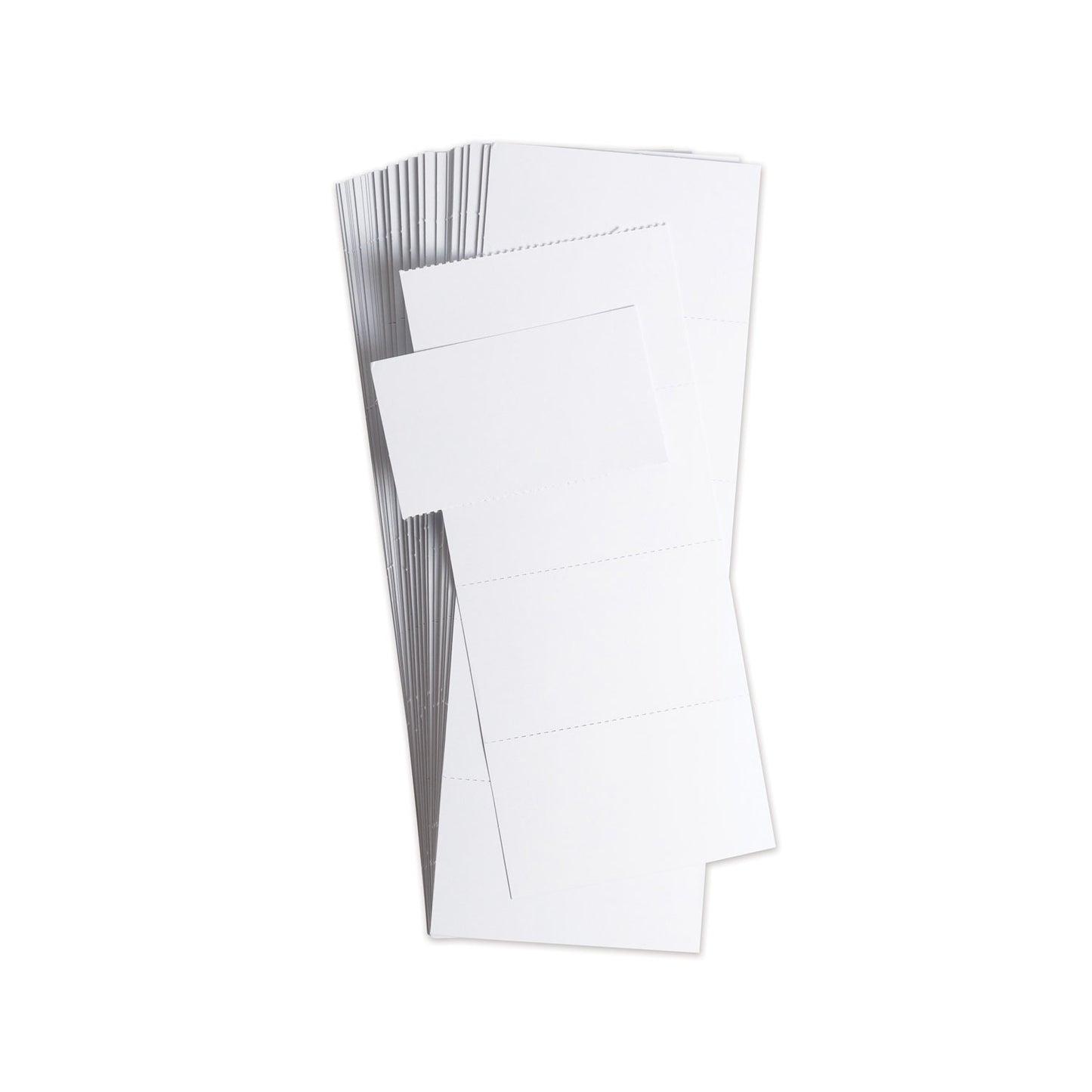 U Brands Data Card Replacement, 3 x 1.75, White, 500/Pack (FM1513)
