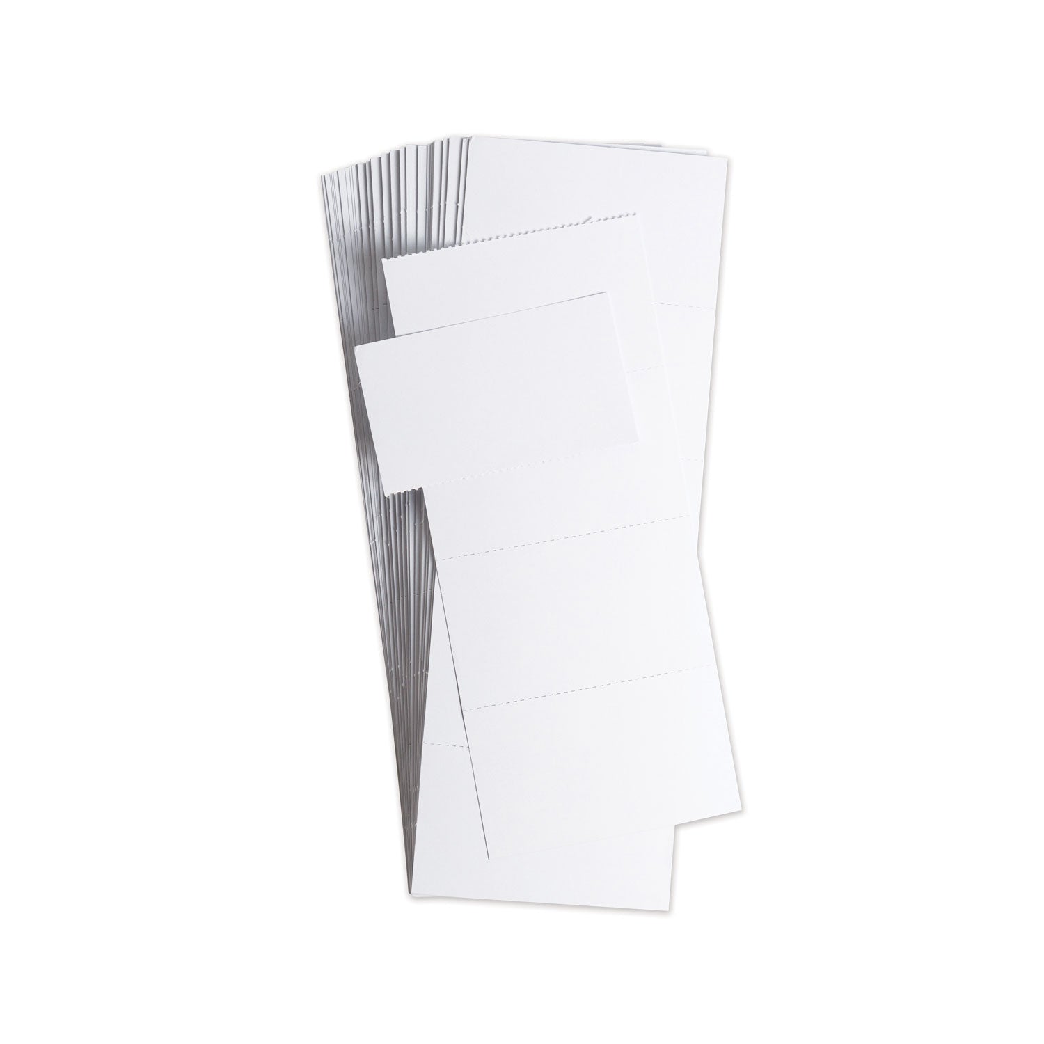 U Brands Data Card Replacement, 3 x 1.75, White, 500/Pack (FM1513)