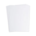 U Brands Data Card Replacement Sheet, 8.5 x 11 Sheets, Perforated at 1", White, 10/Pack (FM1615)