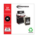 Innovera Remanufactured Black High-Yield Ink, Replacement for 63XL (F6U64AN), 480 Page-Yield (63XLB)