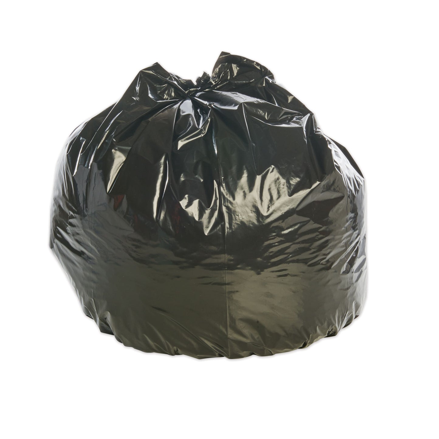 AbilityOne 8105015173667, SKILCRAFT Total Recycled Content Trash Bags, 33 gal, 1.3 mil, 33" x 39", Black/Brown, 33/Box