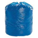 AbilityOne 8105015173665, SKILCRAFT Healthcare Can Liners, Soiled Linen, 33 gal, 1.2 mil, 30.5" x 43", Blue, Flat Pack, 30/Box