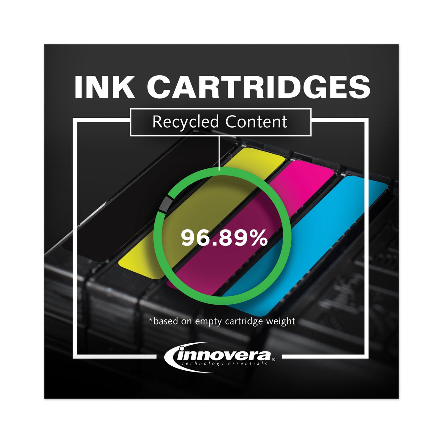 Innovera Remanufactured Black High-Yield Ink, Replacement for CLI-251XL (6448B001), 4,425 Page-Yield (CLI251XLB)