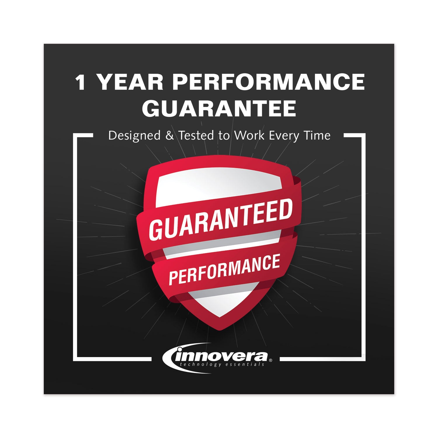 Innovera Remanufactured Black High-Yield Ink, Replacement for 932XL (CN053A), 1,000 Page-Yield