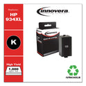 Innovera Remanufactured Black High-Yield Ink, Replacement for 934XL (C2P23AN), 1,000 Page-Yield (934XLB)