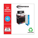 Innovera Remanufactured Cyan High-Yield Ink, Replacement for 564XL (CB323WN), 750 Page-Yield (B323WNC)