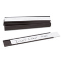U Brands Magnetic Card Holders, 6 x 1, Black, 10/Pack (FM2632)