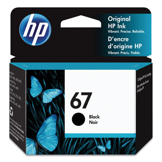HP 67, (3YM56AN) Black Original Ink Cartridge
