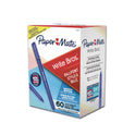 Paper Mate Write Bros. Ballpoint Pen Value Pack, Stick, Medium 1 mm, Blue Ink, Blue Barrel, 60/Pack (4621501C)