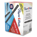 Paper Mate Write Bros. Ballpoint Pen Value Pack, Stick, Medium 1 mm, Black Ink, Black Barrel, 60/Pack (4621401C)