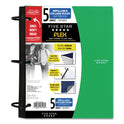 Five Star FLEX Notebook, 5-Subject, Medium/College Rule, Randomly Assorted Cover Color, (150) 11 x 8.5 Sheets (08128)