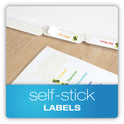 Oxford Custom Label Tab Dividers with Self-Adhesive Tab Labels, 5-Tab, 11 x 8.5, White, 25 Sets (11314)