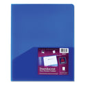 Avery Plastic Two-Pocket Folder, 20-Sheet Capacity, 11 x 8.5, Translucent Blue (47811)