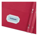 Avery Two-Pocket Folder, Prong Fastener, 0.5" Capacity, 11 x 8.5, Red, 25/Box (47979)