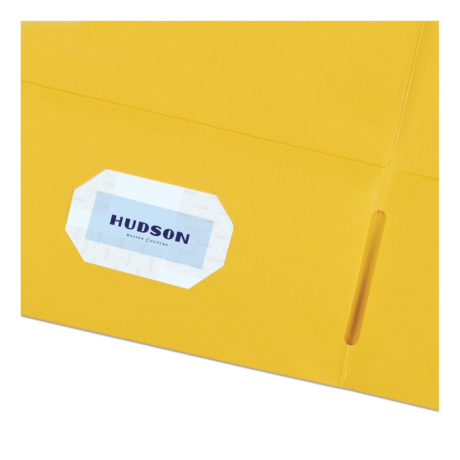 Avery Two-Pocket Folder, 40-Sheet Capacity, 11 x 8.5, Yellow, 25/Box (47992)