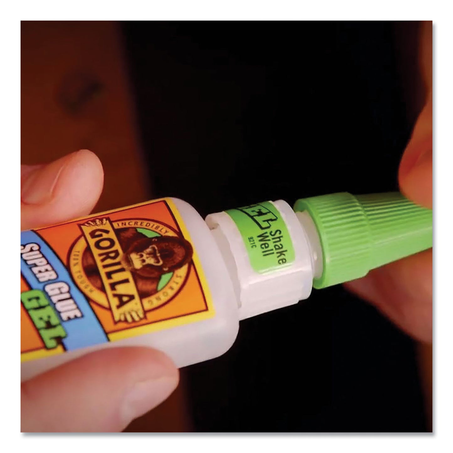 Gorilla Super Glue Gel, 0.53 oz, Dries Clear (7600101)