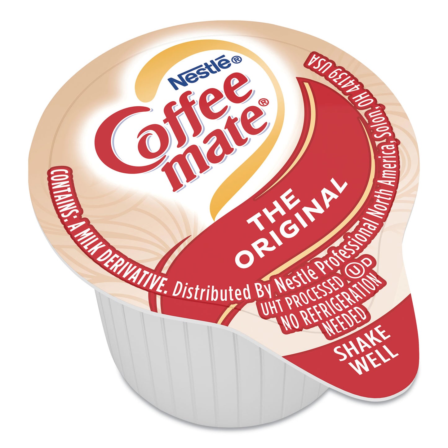 Coffee-mate Liquid Coffee Creamer, Original, 0.38 oz Mini Cups, 50/Box, 4 Boxes/Carton, 200 Total/Carton (35110CT)