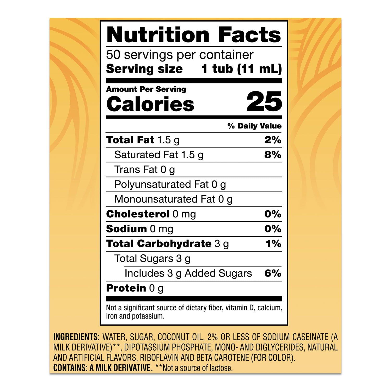 Coffee-mate Liquid Coffee Creamer, Hazelnut, 0.38 oz Mini Cups, 50/Box (35180BX)