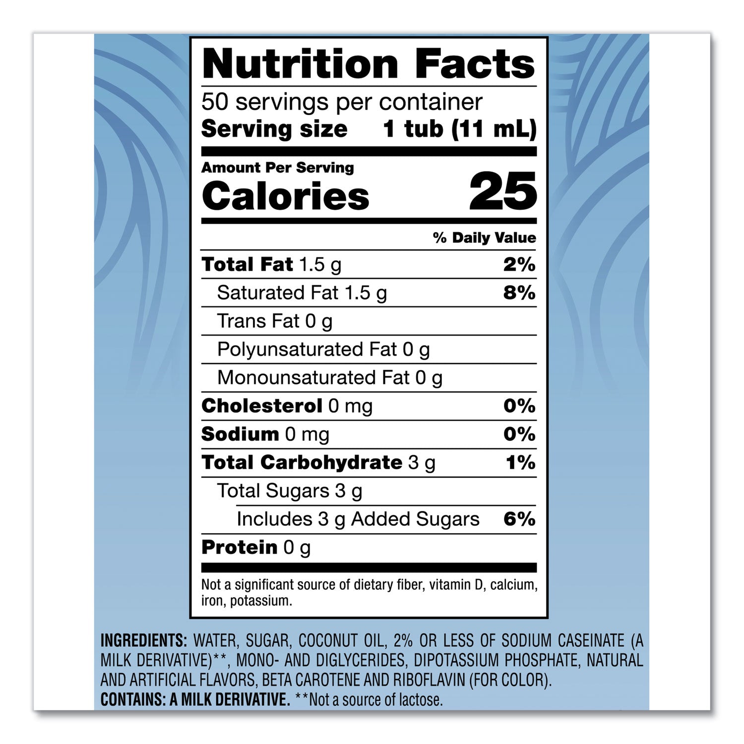 Coffee-mate Liquid Coffee Creamer, French Vanilla, 0.38 oz Mini Cups, 50/Box (35170BX)