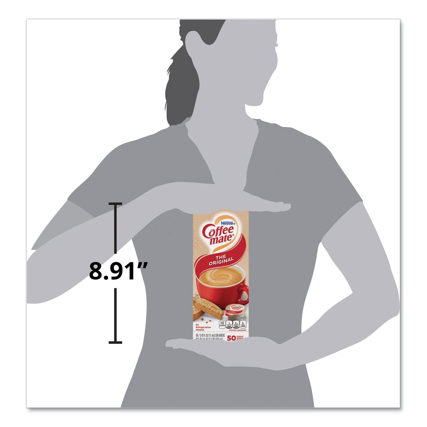 Coffee-mate Liquid Coffee Creamer, Original, 0.38 oz Mini Cups, 50/Box, 4 Boxes/Carton, 200 Total/Carton (35110CT)