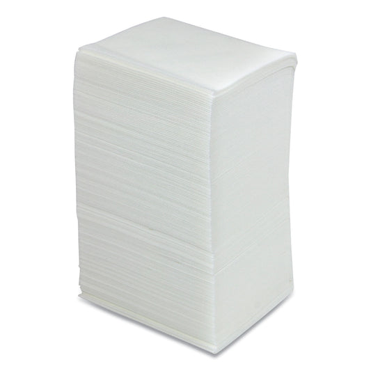 HOSPECO Easy Task F310 Wiper, Quarterfold, 1-Ply, 10 x 13, White, Zipper Bag, 175/Bag, 6 Bags/Carton (NETF310QZRW)