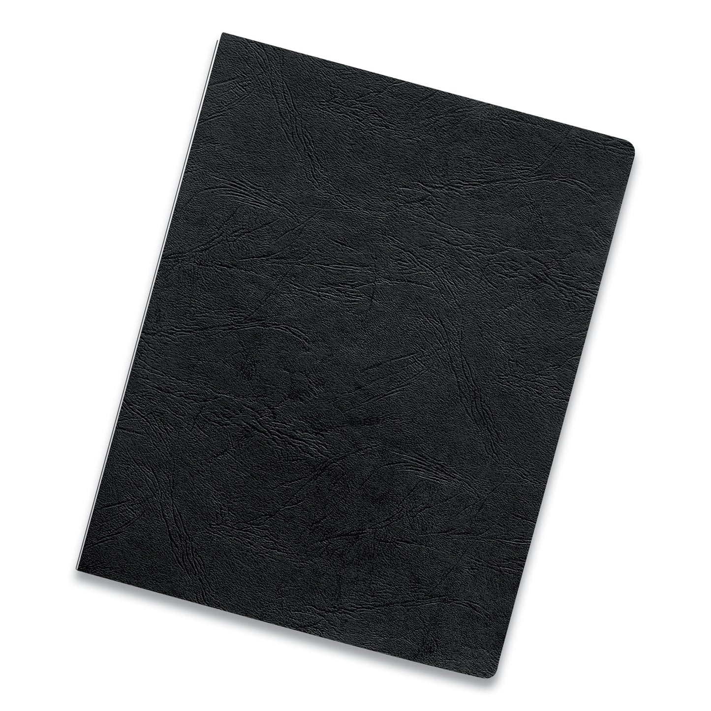 Fellowes Executive Leather-Like Presentation Cover, Black, 11 x 8.5, Unpunched, 200/Pack (5229101)